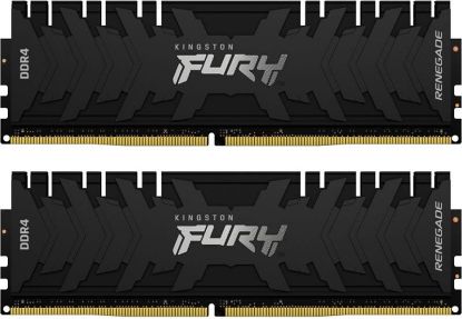  Зображення Пам'ять ПК Kingston DDR4 16GB KIT (8GBx2) 3600 FURY Renegade Black 